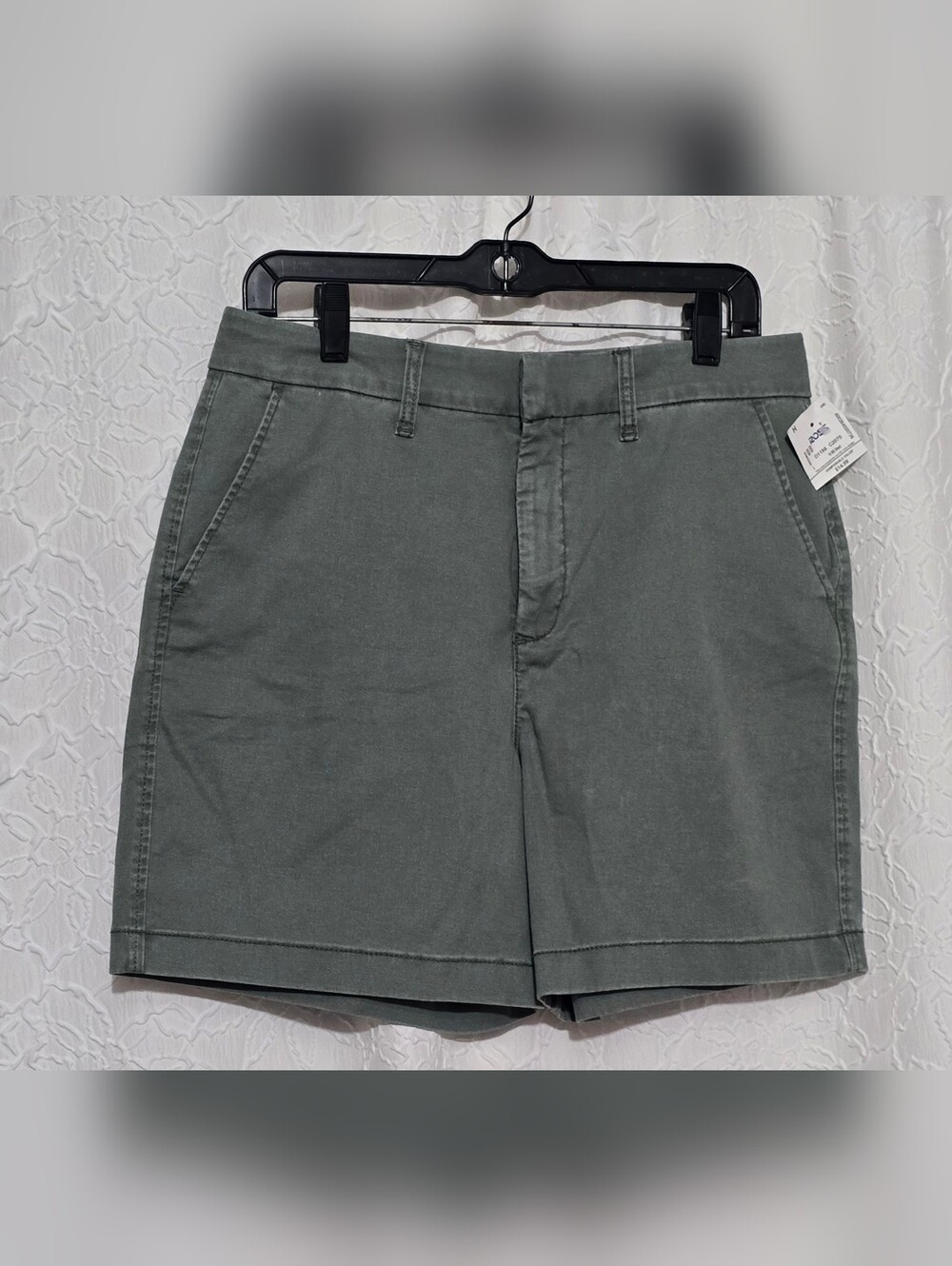 Chino Shorts Anne Klein Jeans Olive Green Women's Sz 10 pockets NWT 6 in inseam